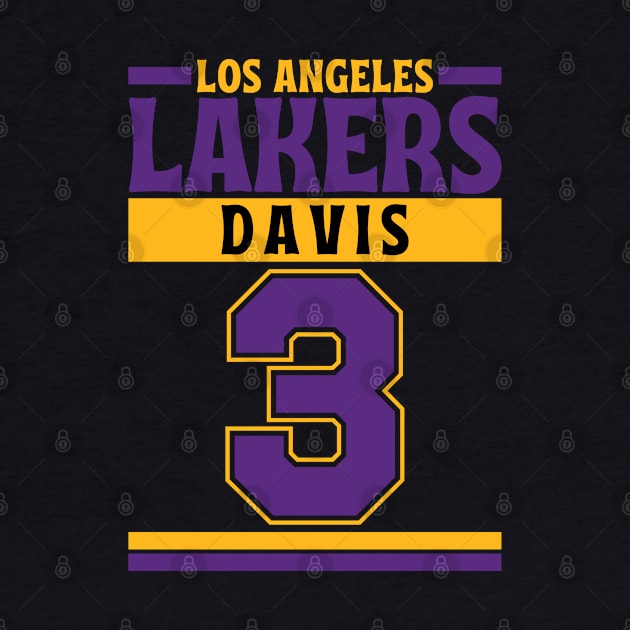 Los Angeles Lakers Davis 3 Limited Edition by Astronaut.co